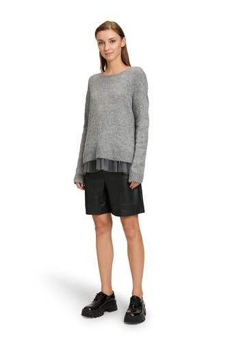 CARTOON Strickpullover grau