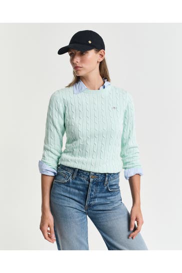 GANT Strickpullover türkis