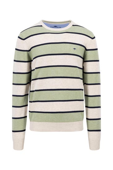 FYNCH-HATTON Strickpullover gestreift