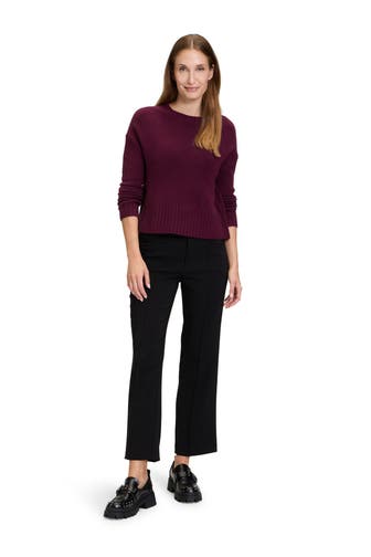 CARTOON Strickpullover aubergine