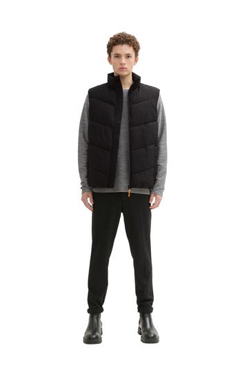 TOM TAILOR Steppjacke schwarz