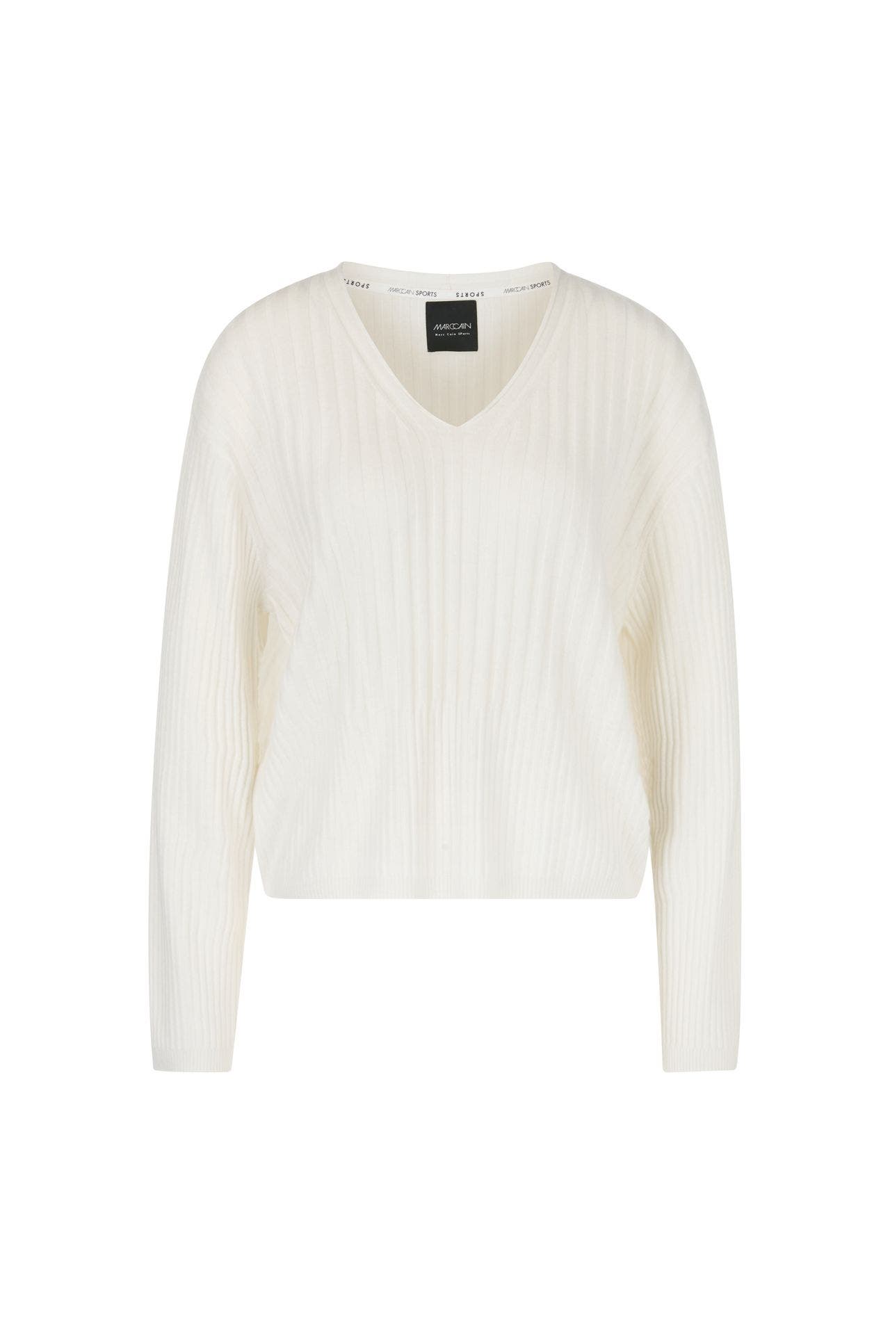 MARC CAIN Strickpullover wollweiß, Bild 1
