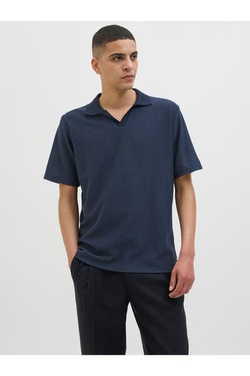 JACK & JONES Polo-Shirt gestreift