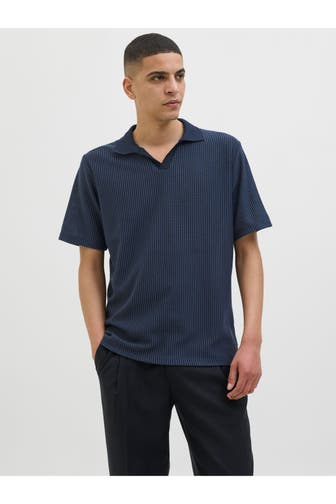 JACK & JONES Polo-Shirt gestreift