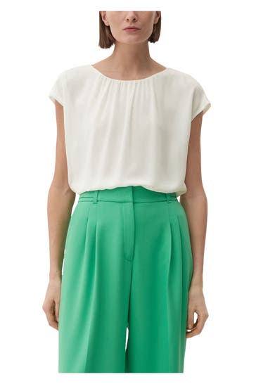 S.OLIVER BLACK LABEL Blusenshirt offwhite