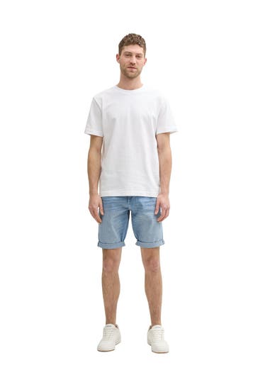 TOM TAILOR Jeansshorts blau
