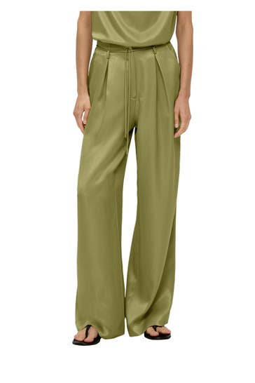 S.OLIVER BLACK LABEL Stoffhose apfelgrün