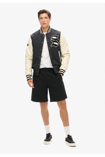 SUPERDRY Shorts 'Essential' schwarz 