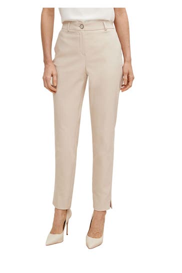 COMMA, Stoffhose beige