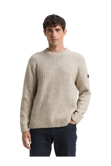 TOM TAILOR Strickpullover greige