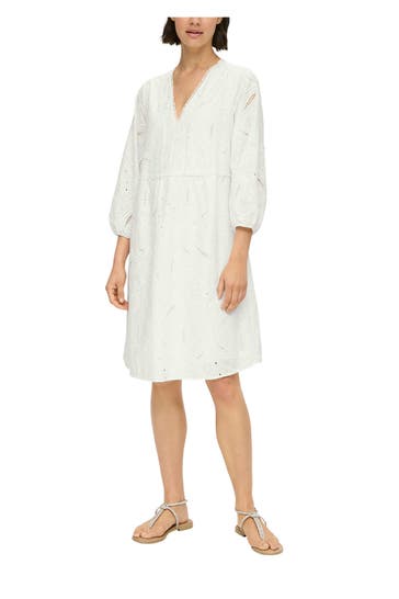 S.OLIVER BLACK LABEL Kleid weiß