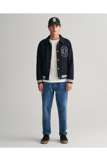 GANT Collagejacke dunkelblau