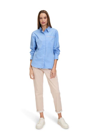 BETTY BARCLAY Casual-Bluse taubenblau