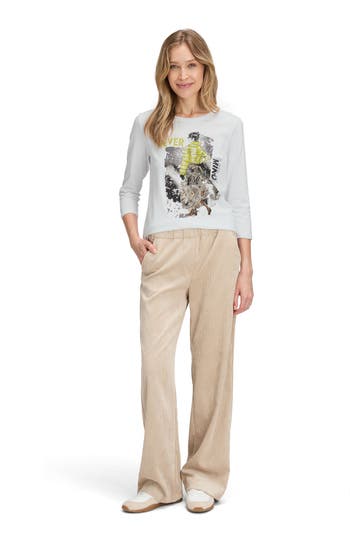 BETTY BARCLAY Longsleeve weiß