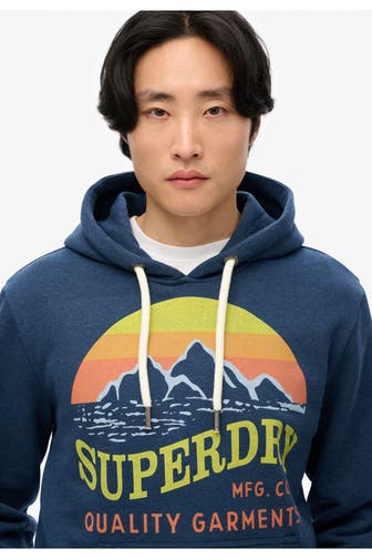 SUPERDRY Hoodie 'Great Outdoors' navy