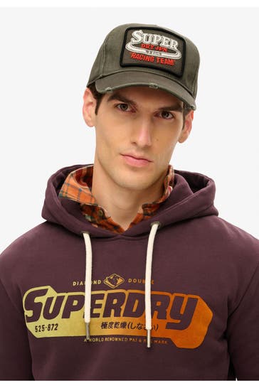 SUPERDRY Basecap dunkelgrau unisex