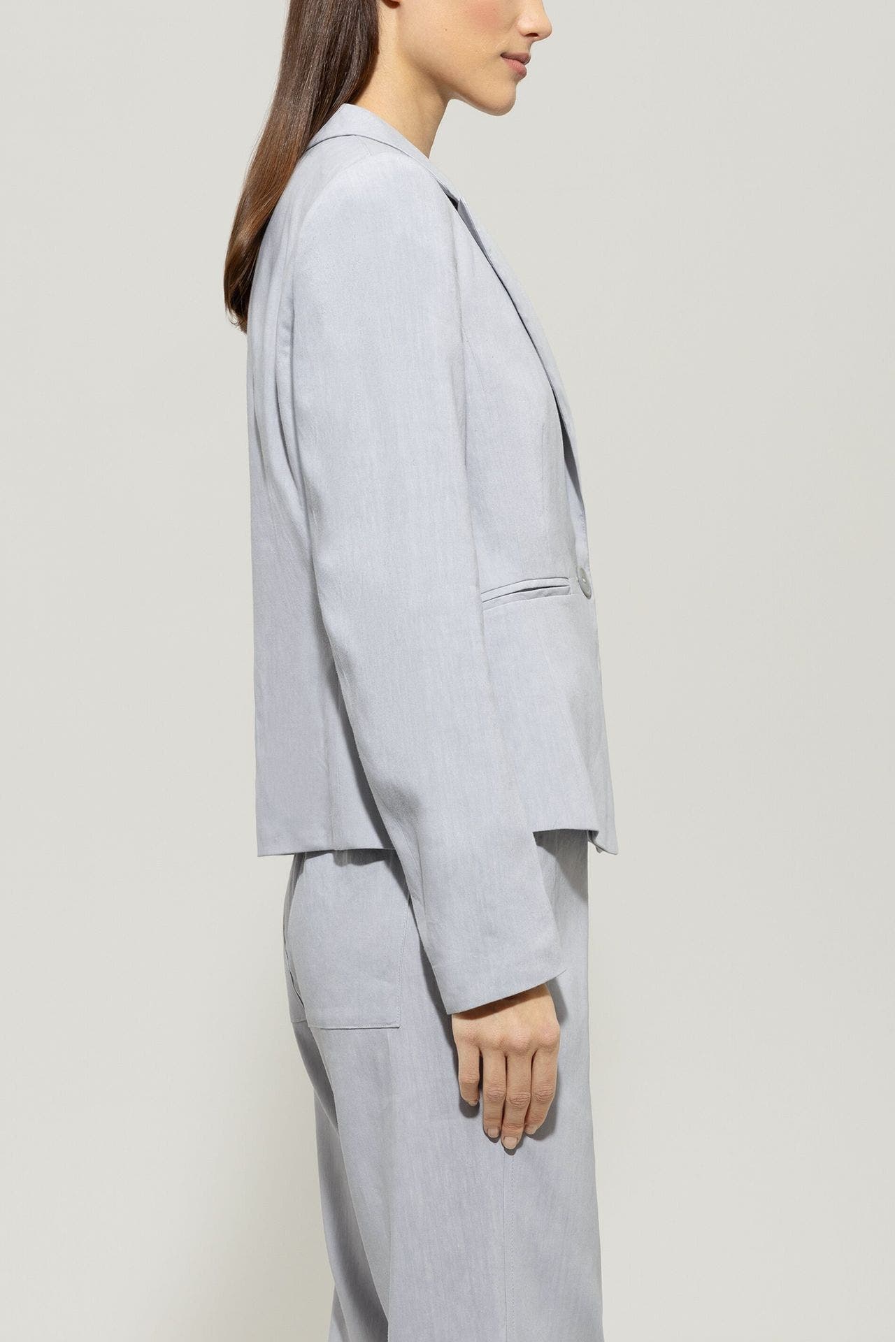 LUISA CERANO Leinenmix-Blazer hellgrau, Bild 1
