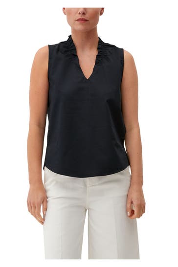 S.OLIVER BLACK LABEL Top schwarz