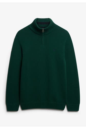 SUPERDRY Strick-Troyer waldgrün