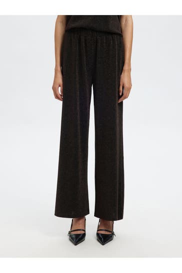 SELECTED Stoffhose schwarz