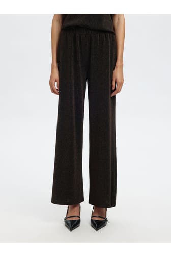 SELECTED Stoffhose schwarz