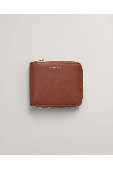 GANT Ledergeldbörse braun