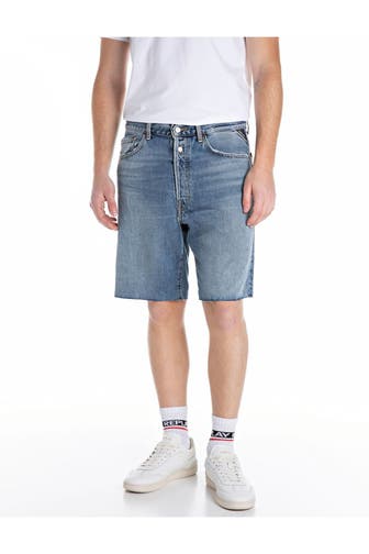 REPLAY Jeansshorts blau