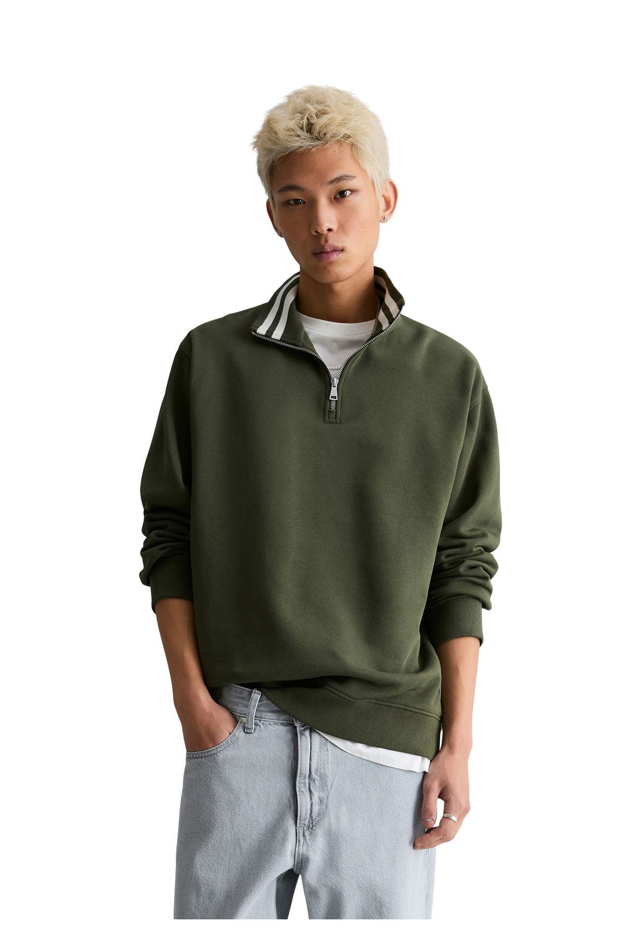 MARC O'POLO DENIM Sweat-Troyer waldgrün, Bild 1