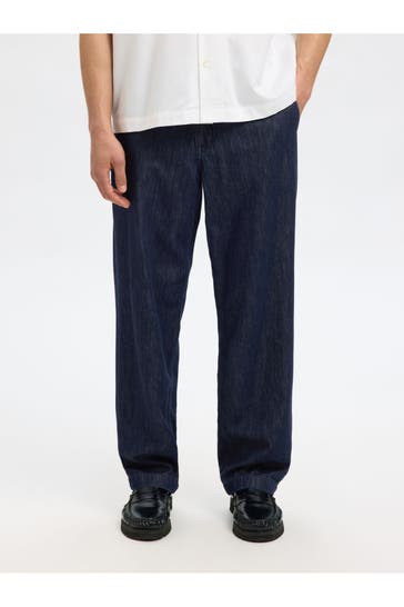 SELECTED Chino dunkelblau