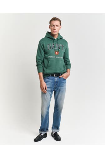 GANT Hoodie tannengrün