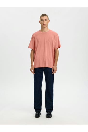 SELECTED T-Shirt koralle