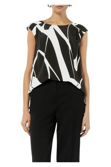 COMMA, Blusentop mehrfarbig