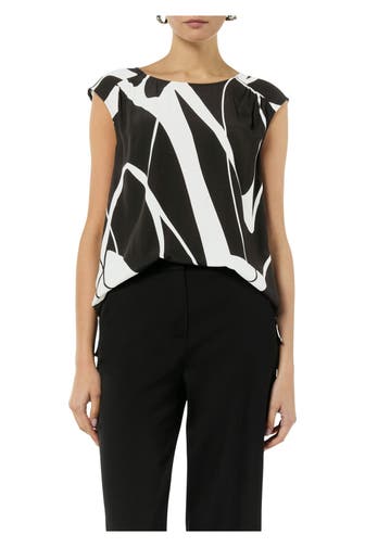 COMMA, Blusentop mehrfarbig