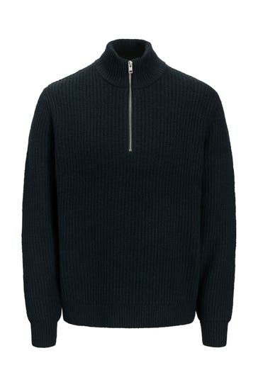 JACK & JONES Strickpullover 'Jprwinter' nachtgrün