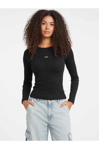 GUESS Longsleeve schwarz