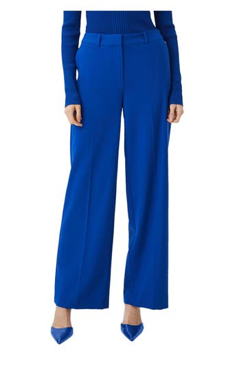 COMMA, Stoffhose blau