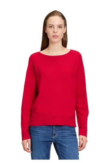 BETTY & CO Strickpullover rot