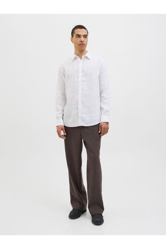 JACK & JONES Leinenhemd Regular Fit