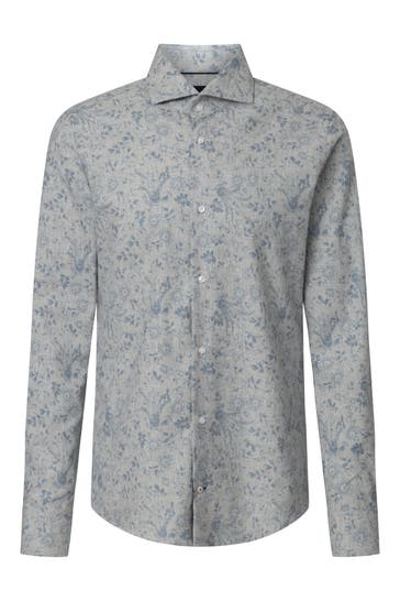 JOOP! Business-Hemd Pai hellgrau Slim Fit