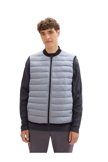 TOM TAILOR Light-Steppjacke grau