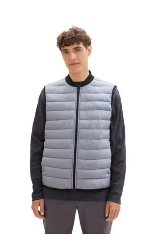 TOM TAILOR Light-Steppjacke grau