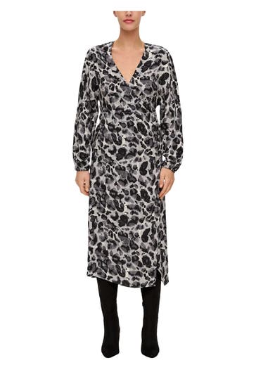 S.OLIVER BLACK LABEL Kleid gemustert