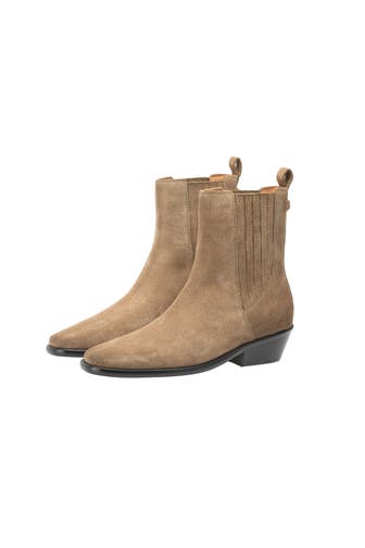 JOOP! Chelsea-Boots 'Velluto' greige