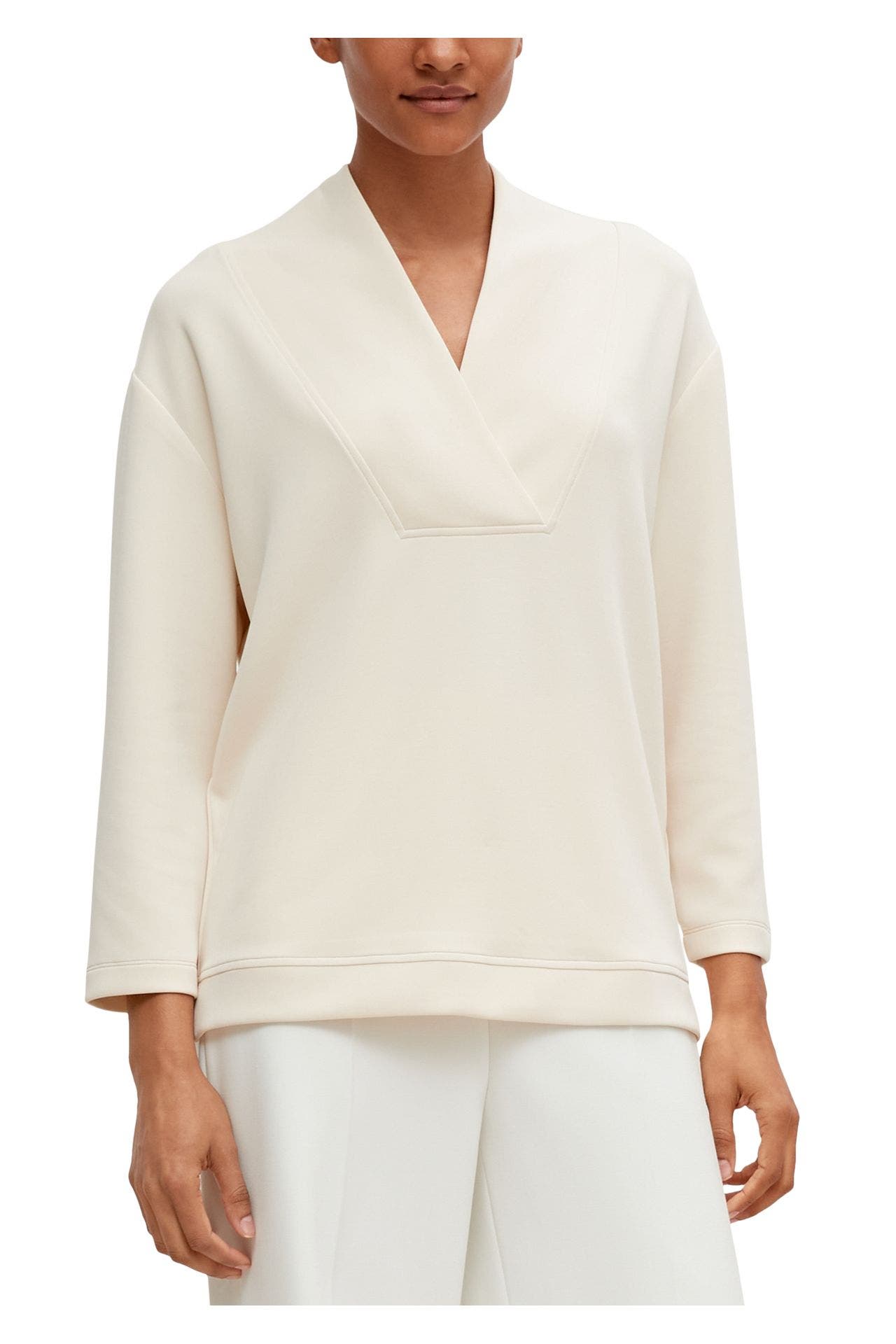 COMMA, Sweatshirt beige, Bild 1