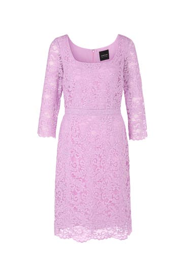MARC CAIN Spitzenkleid helllila