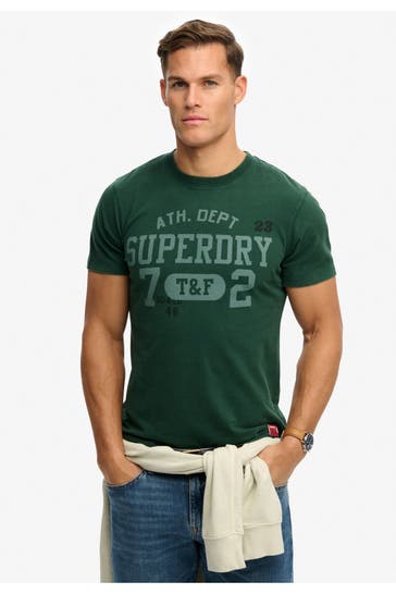 SUPERDRY T-Shirt waldgrün