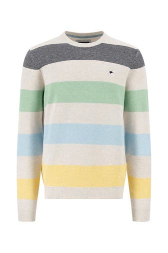 FYNCH-HATTON Strickpullover gestreift