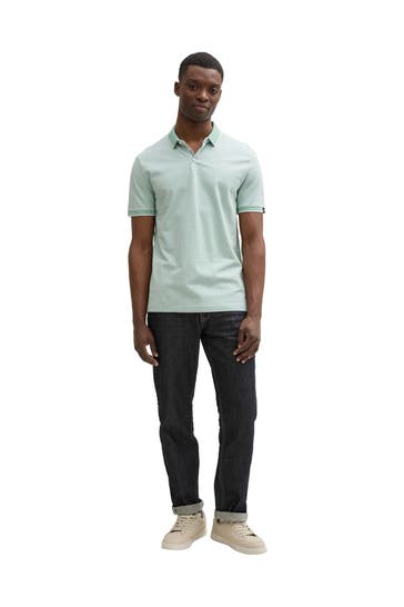 TOM TAILOR Polo-Shirt hellgrün