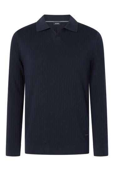 JOOP! Strickpullover dunkelblau