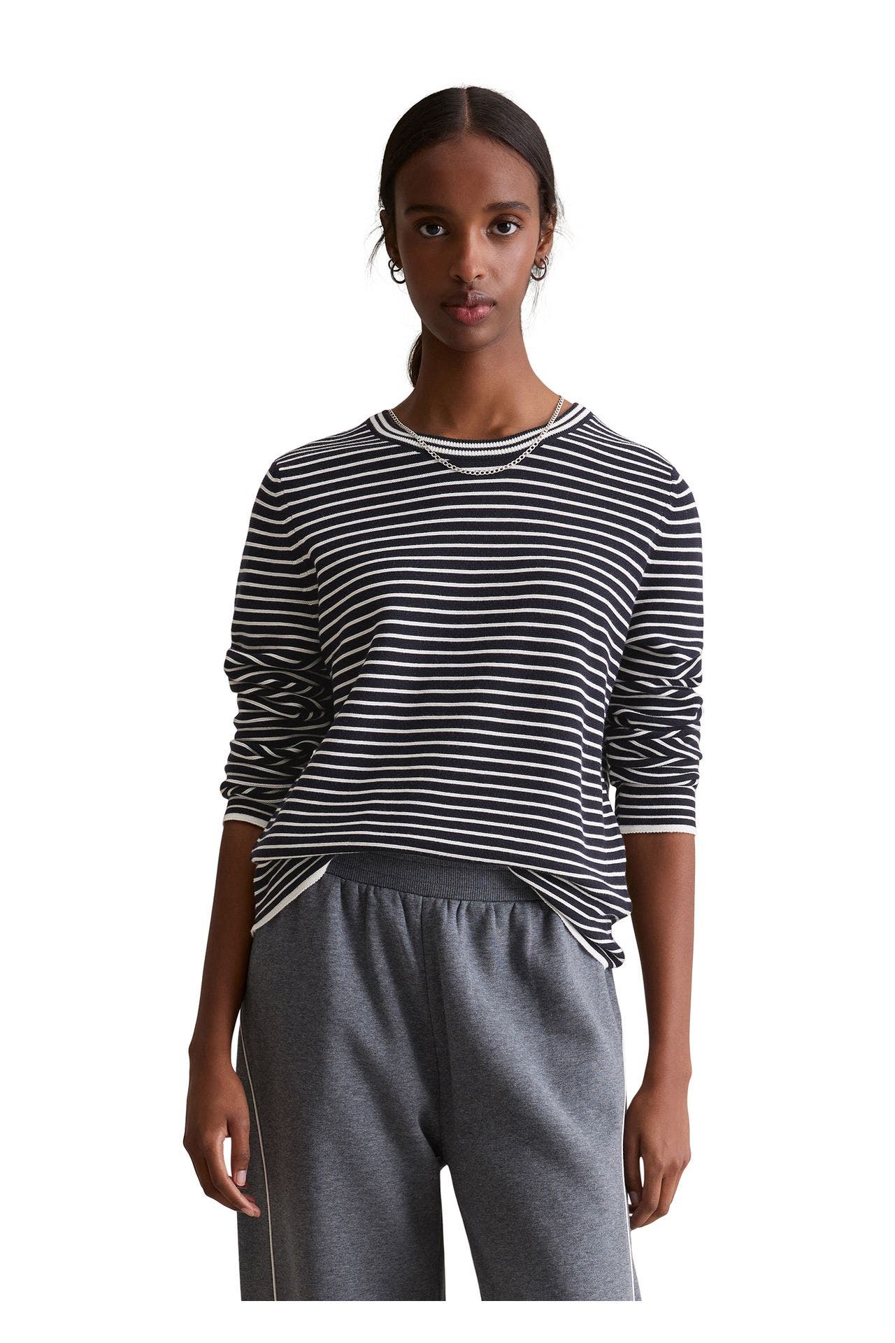 MARC O'POLO DENIM Strickpullover gestreift, Bild 1